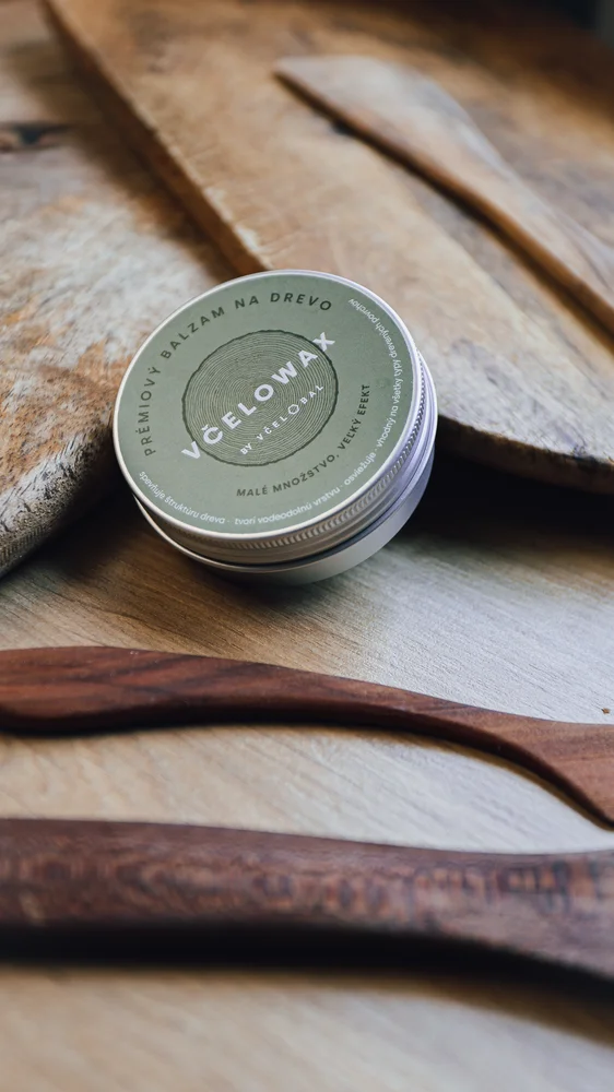 Waxed wooden spoons