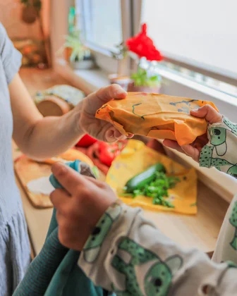 Cling Film vs. Beeswax Wraps