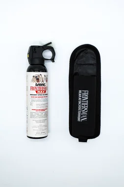 Bear spray + holster