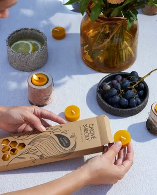 Packaging-Free Tea Lights - 12 pcs