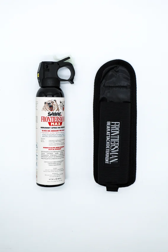 Bear spray + holster