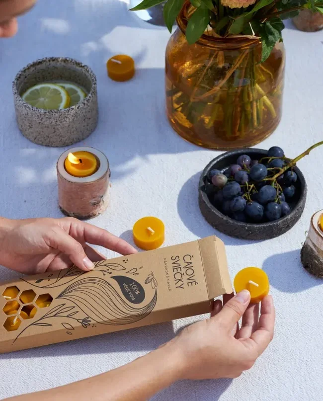 Packaging-Free Tea Lights - 12 pcs
