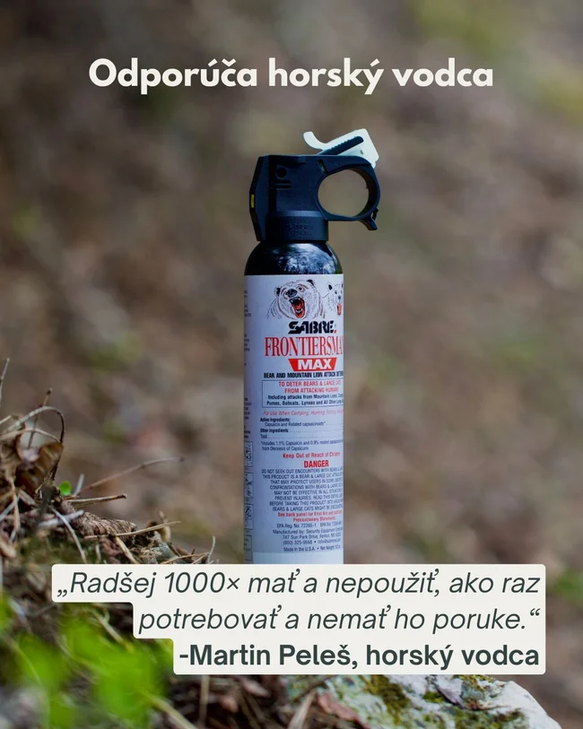 Bear spray + puzdro