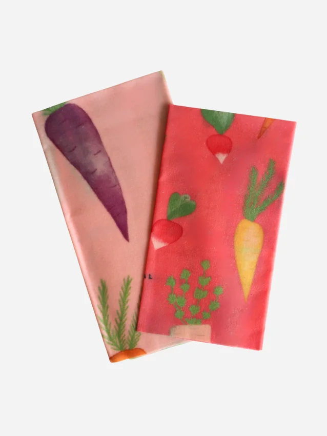 Beeswax Wraps Včelobal DUO -Ze zahrádky