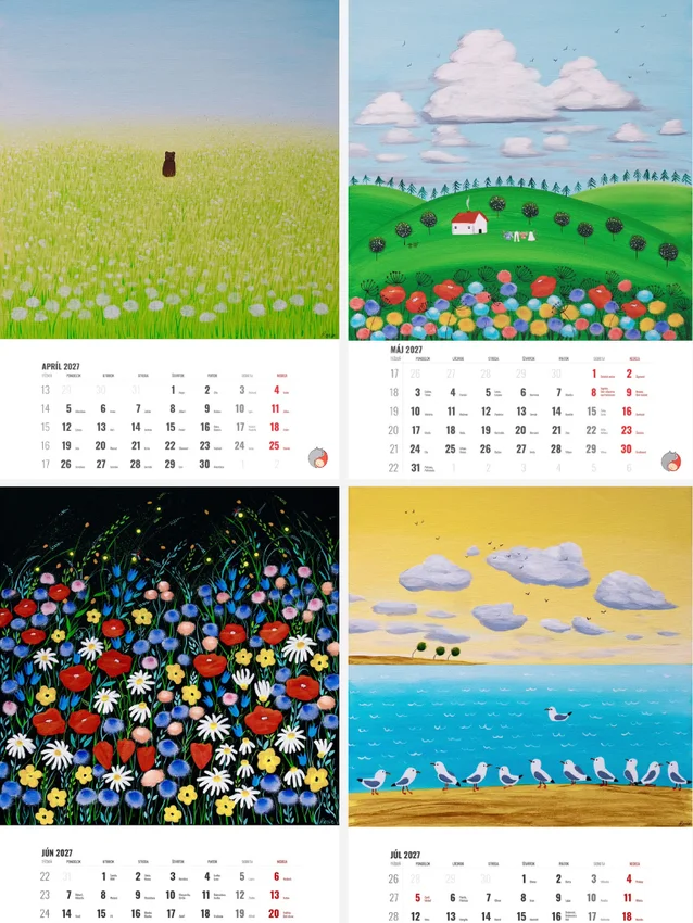Large wall calendar