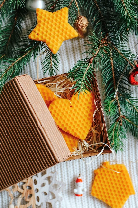 Beeswax Christmas Ornaments