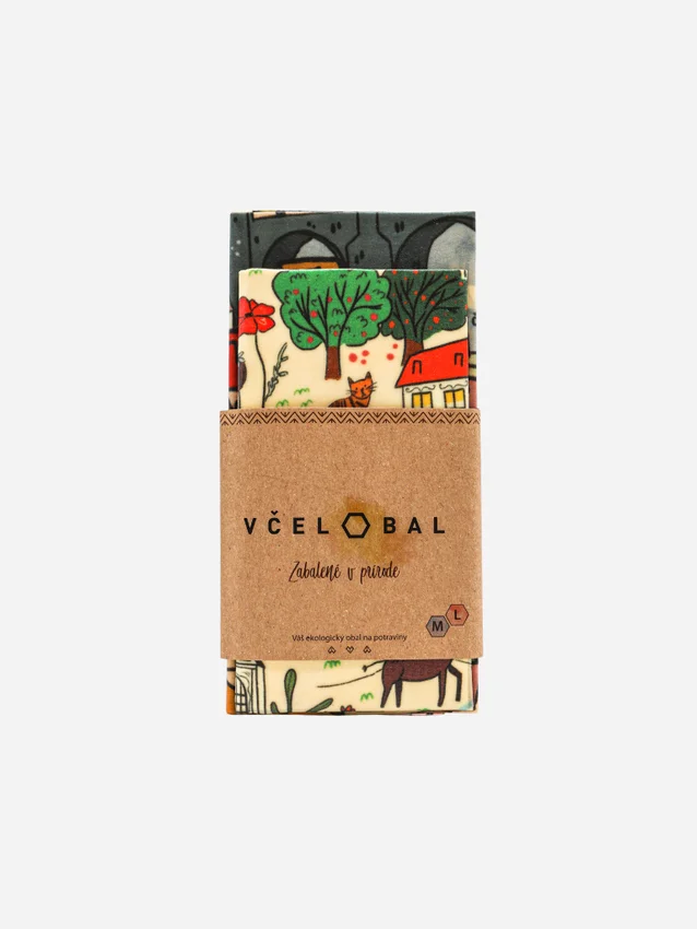 Beeswax Wraps Včelobal DUO - Neighboring Country