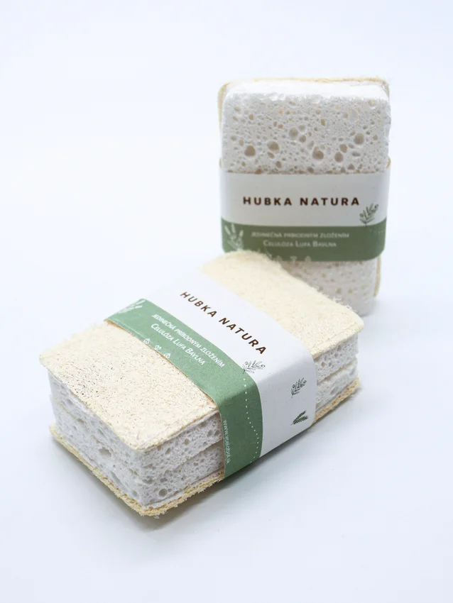 Eco-friendly plastic-free sponge (2 pcs)