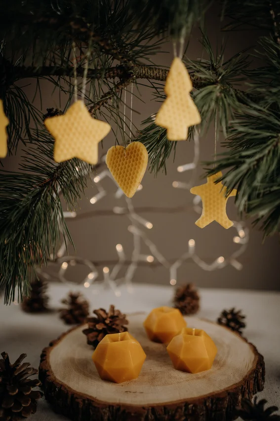 Beeswax Christmas Ornaments