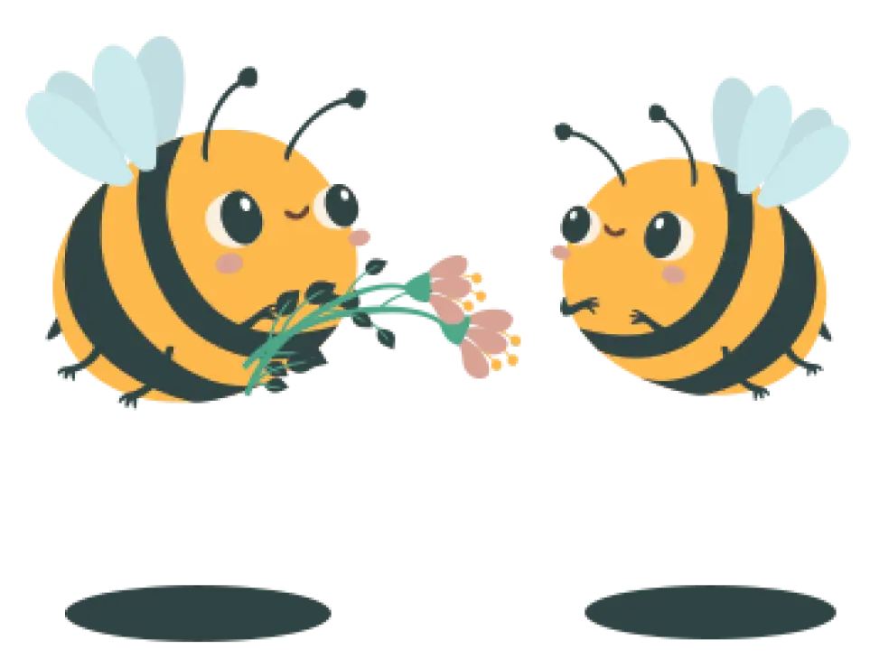 Two bees
